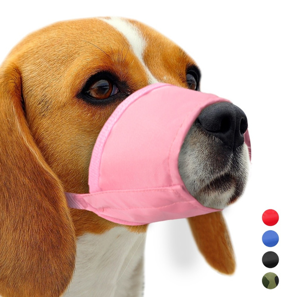 MaruPet Dog Muzzles Duck Mouth Adjustable Silicon Muzzle Breathable and Safety Pet Mask for Small Large Medium Dogs Biting Barking Chewing
