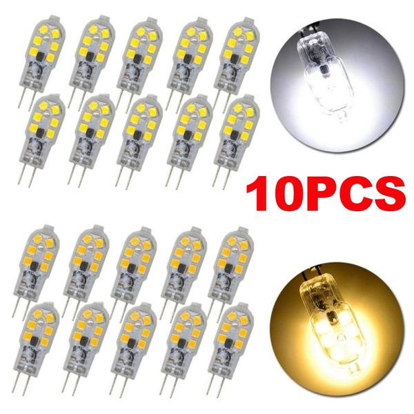 10 X G4 3W LED Light Bulb AC/DC 12V Pin Base Lamps Replace Halogen Bulbs AC 220V 
