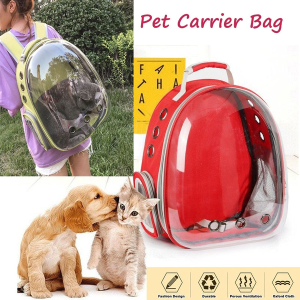 Pet Backpack Carrier For Cat, Space Capsule Design Pet Shoulder