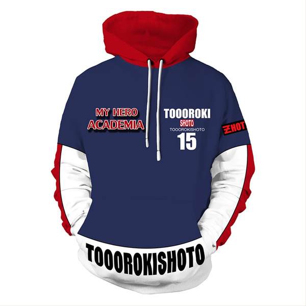 my hero academia todoroki hoodie