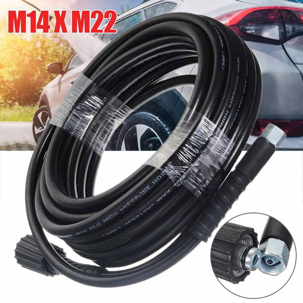 10M M22 X M22 14mm Car Cleaning High Pressure Power Washer Jet Water Hose 