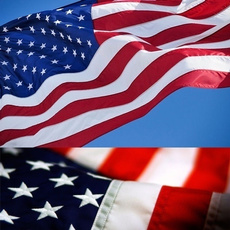 Polyester, Outdoor, countryflag, american flag