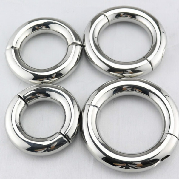 Silver Metal Stainless Steel 4 Series Slave BDSM Accessories Circular ...