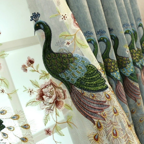 embroidery curtains