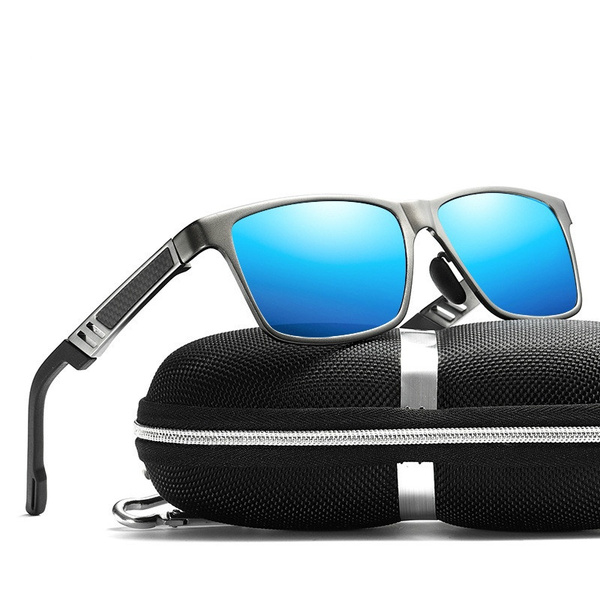 Men Polarized Sunglasses Aluminum and Magnesium Spring Legs Colorful Film  Driving Mirror Fishing Glasses