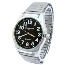 Steel, Stainless, Fashion, Casual Watches