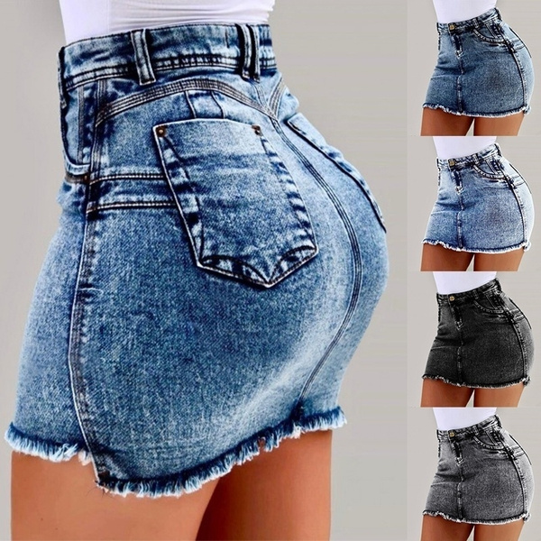 falda short jean
