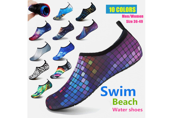 Details about / UK Water Shoes Mens Womens Beach Quick Dry Swim Barefoot Shoes Aqua Socks Surf
