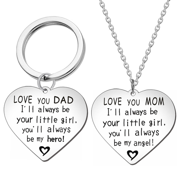 i love you mom necklace