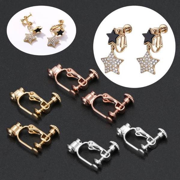 Clip on converters hot sale for dangle earrings