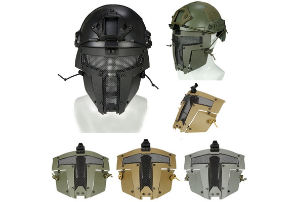 Paintball Airsoft SPT Mesh Full Face Mask Sparta NEW Mask AF Helmet Mask 