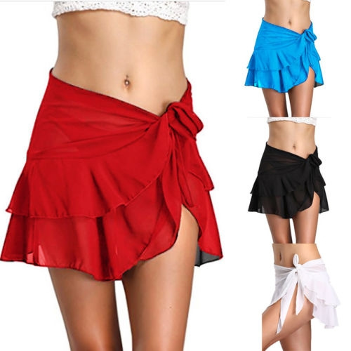 mini sarong wrap skirt