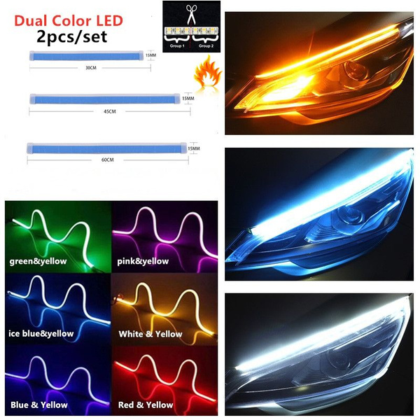 dual color led for car