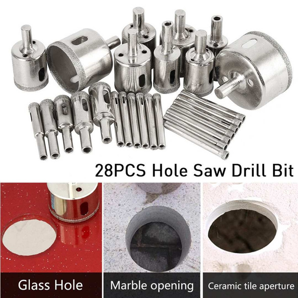 Diamond drill hollow drill hole saw drill bit glass drill tile drill 6-50mm