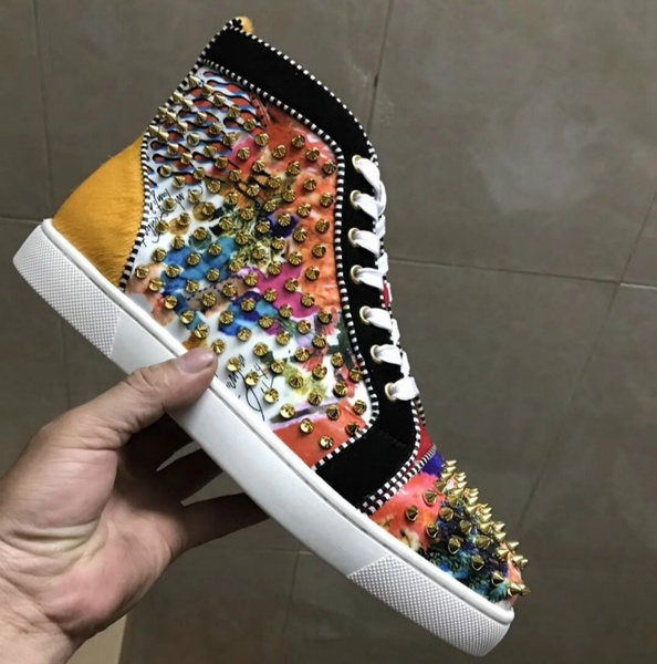 multicolor red bottoms