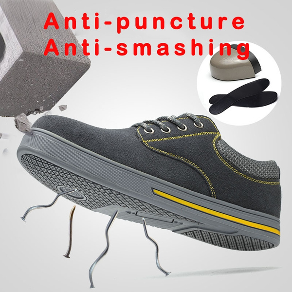 Zapatos De Seguridad Para Hombre Antigolpes Y Antipinchazos 