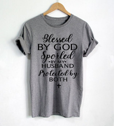 Funny, blessedshirt, Fashion, Cotton