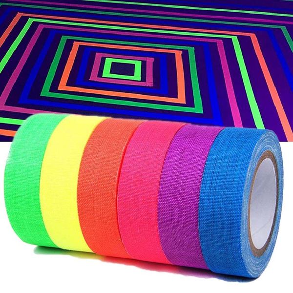 500cm 18 Feet Tape Uv Blacklight Reactive Fluorescent Cloth Tape Neon Gaffer Tape Great For Glow Parties And Art Projects Wish 500cm 18 Feet Tape Uv Blacklight Reactive Fluorescent Cloth Tape Neon Gaffer Tape Great For Glow Parties And Art Projects Wish