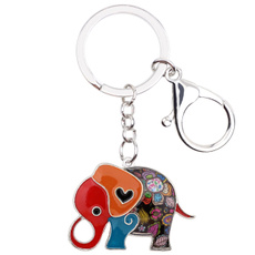 elephantgift, keychainsforwomen, elephantkeyring, Jewelry