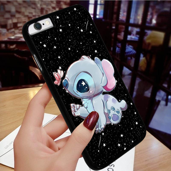 Cute Stitch Phone Case Cover For iPhone7 Plus 8 X 6s 5S 4 4S 5 SE 5C Case for Samsung Galaxy A3 A5 A7 A8 J1 J2 J3 J5 J7 2016 2017 2018 S5 S6 S7 Edge