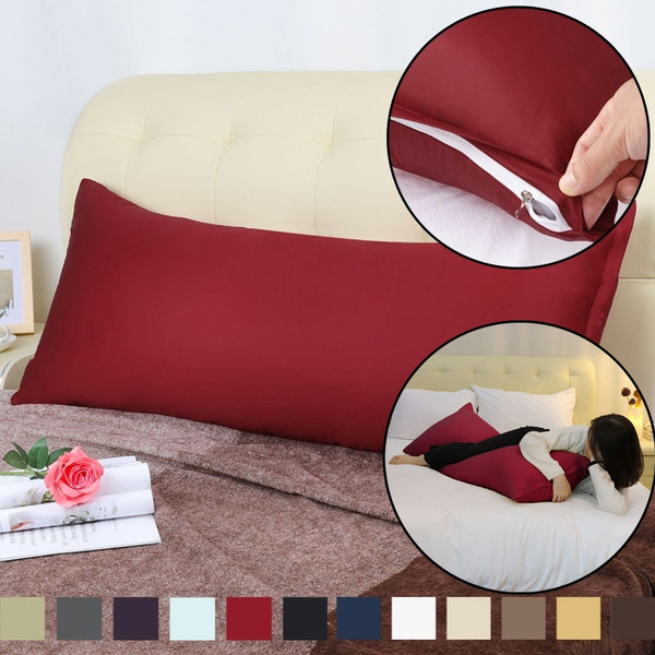 zippered body pillow case