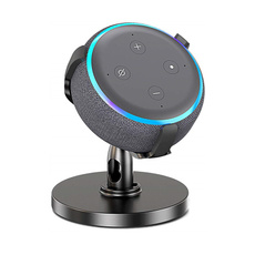 Table Holder for Echo Dot 3rd Generation, 360° Adjustable Stand Bracket Mount for Smart Home Speaker, Improves Sound Visibility and Appearance, Dot Accessories