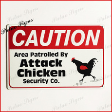 Funny, cautionsign, chickenkeeper, notrespassing