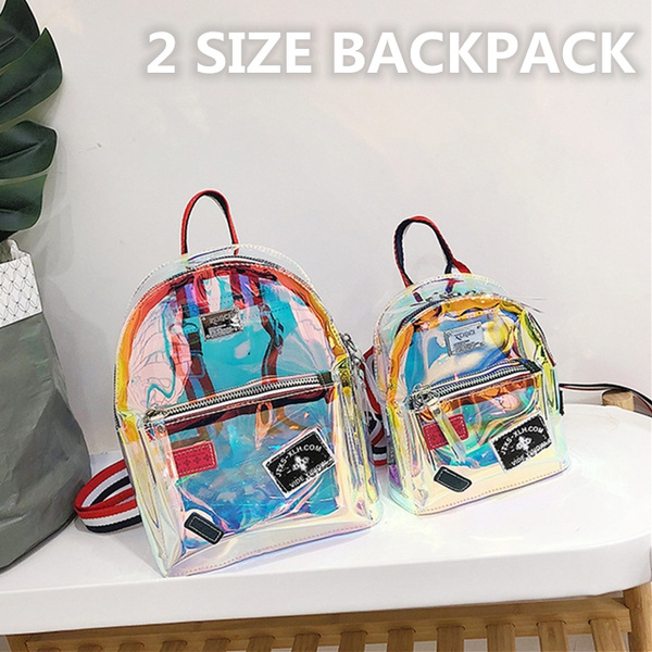 clear fashion backpack