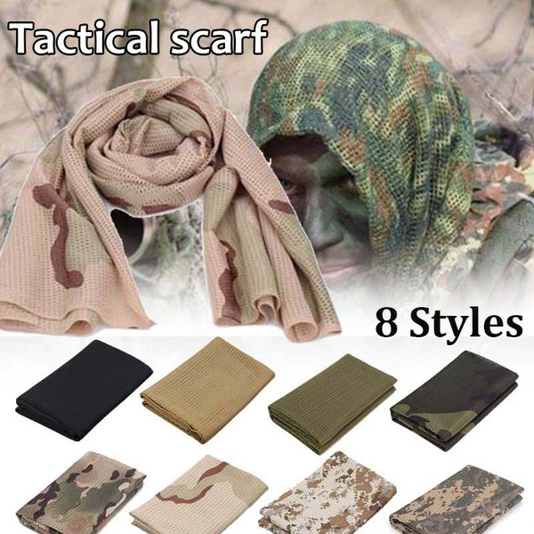 165x50cm Special Forces Scarf Outdoor Breathable Tactical Mesh Scarf Camouflage Wrap Mask Headscarf Shawl Unisex Windproof Scarf 8 Styles Wish - scarfmesh roblox