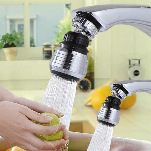 Water Saving Faucet Filter Kitchen Connector Tap Aerator 360° Rotation Swivel 