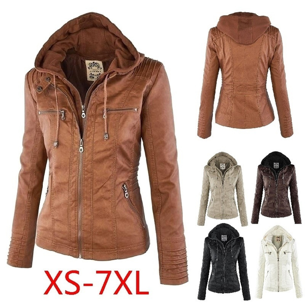 Leather sweater hotsell jacket hoodie