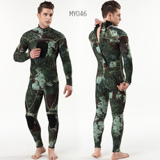 onepiece, Men, camouflage, spearfishing