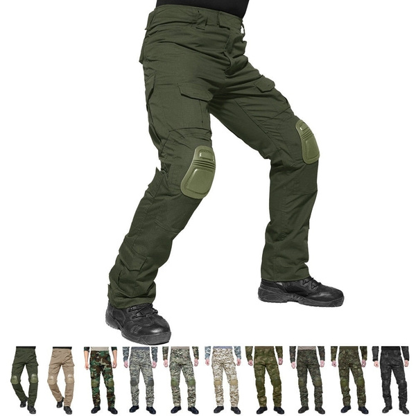 Men Military Pants Tactical BDU Camouflage Combat Uniform Airsoft Pants ...