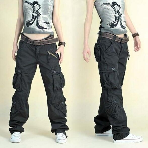 womens military style cargo pants