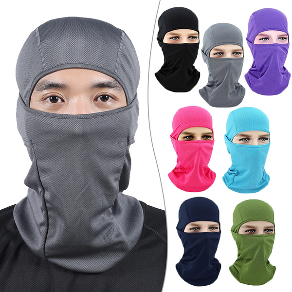 Unisex Outdoor Full Face Mask - Windproof Sunscreen Balaclava For Motorcycle & Ski