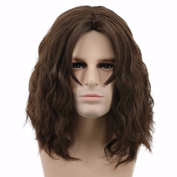 short brown halloween wig