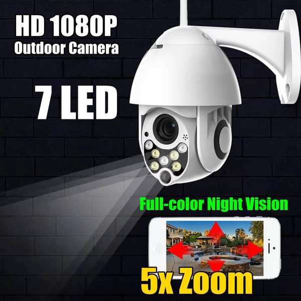 1080P Full-color Night Vision WIFI IP IR Camera Waterproof Home Security Outdoor