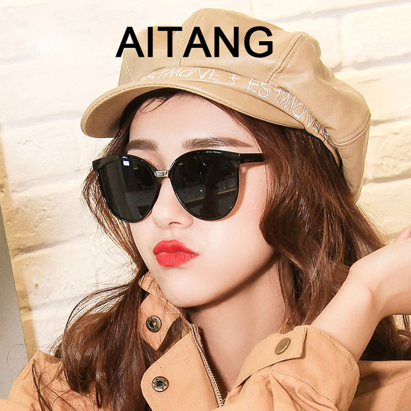 2019 Cat Eye Sunglasses Women Luxury Plastic Sun Glasses Classic Retro