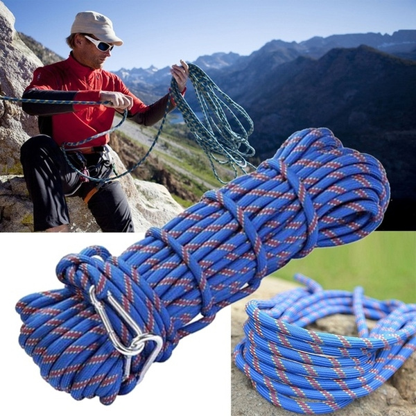 Professional Climbing Rope 10M / 15M / 20M / 30M Safety Rope Rescue Outdoor  Climbing Accessories Outdoor Survival Rope Diameter 10mm