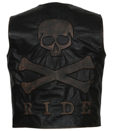 blackleatherjacket, Vest, Fashion, bikervest