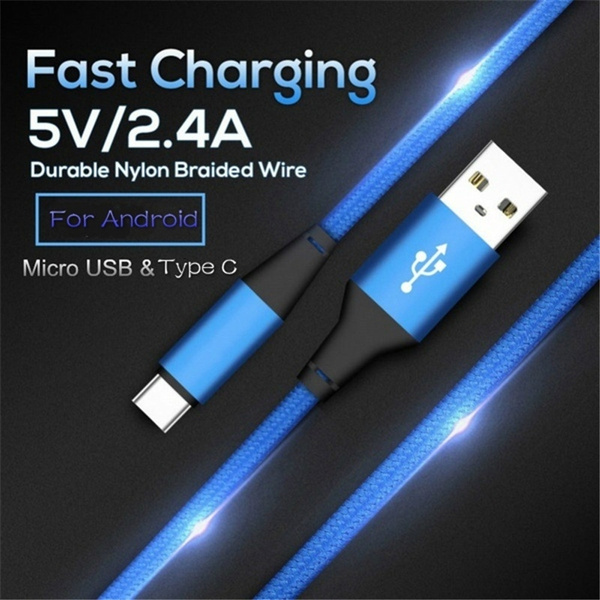 Micro USB Charger Fast Charging Cable Cord For Samsung Galaxy S6 S7 Edge  Android