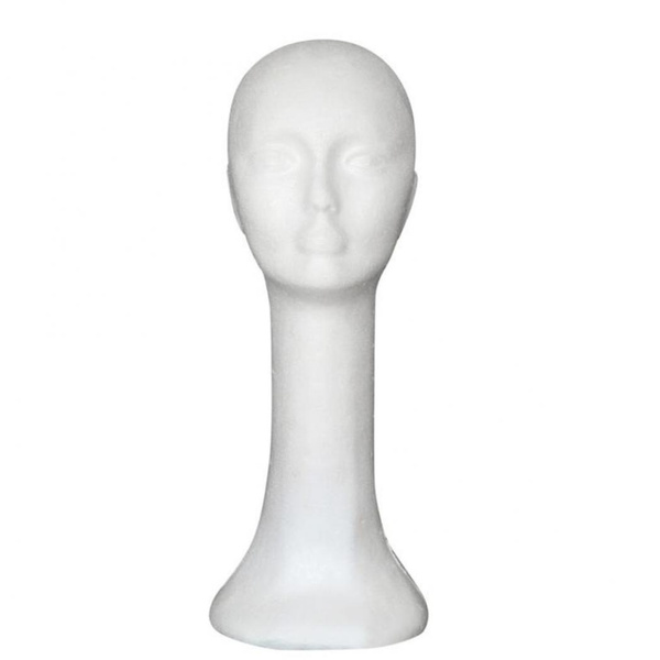 New Arrival Foam/Female Human Head Long Neck Mannequin Wig Hat Glasses  Display Stand Model