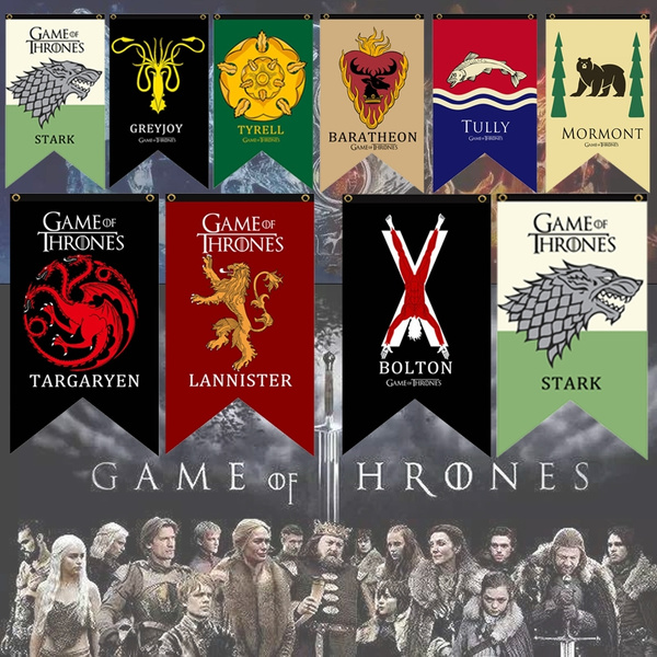 House Mormont Game of Thrones House Sigil Wall Banner 30 by 50 