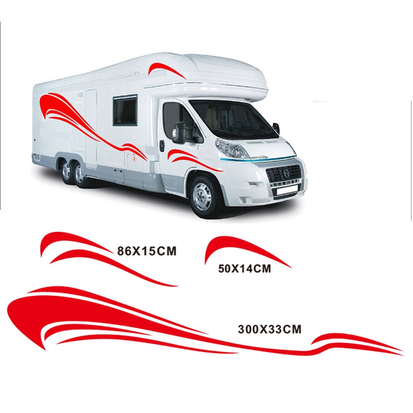 3m new CARAVAN MOTORHOME CAMPER VAN VINYL GRAPHICS STICKERS DECALS Car ...