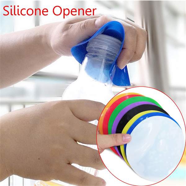 Silicone Jar Opener Multi-Purpose labor-saving Gripper Pad Bottle Lid Opener  Round Gripper Pad Bottle Lid Opener Silicone Pot Holder