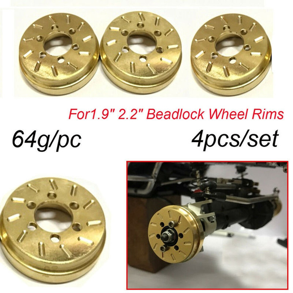 Details about   Brass Wheel Weight For SCX10 D90 1/10 RC Crawler 1.9" 2.2" Beadlock Wheel rims