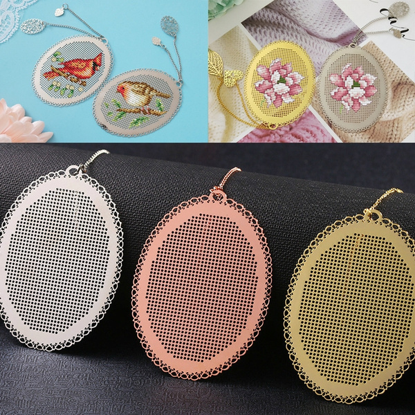 Cross Stitch Kit Metal Crafts Bookmark Embroidery Needlework Cross-Stitching 