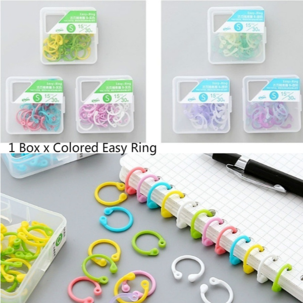 Plastic store ring clips