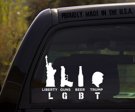 lbbt, Car Sticker, trump, politicalfunny