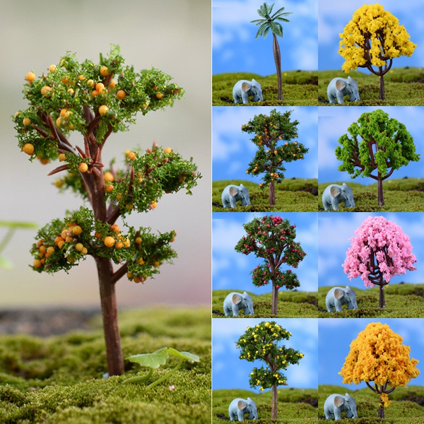 Diy Fairy Garden Miniature Artificial, Artificial Landscape Trees